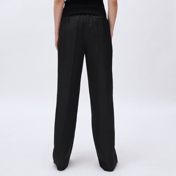 Zara Wide Leg Buttoned Pants - Picture 2 of 6